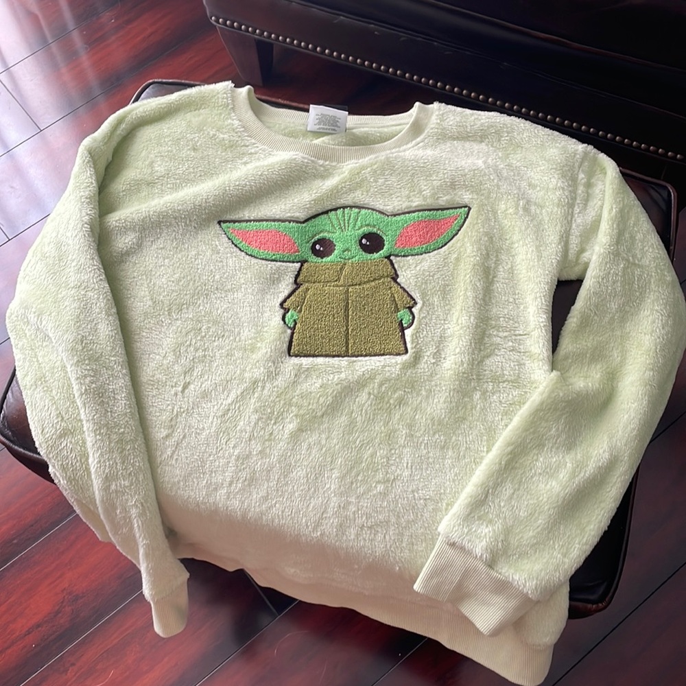 Mandalorian Grogu Plush Sweatshirt